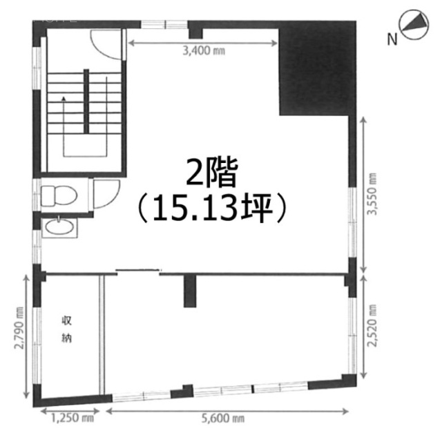 茶静山園ビル2F 間取り図