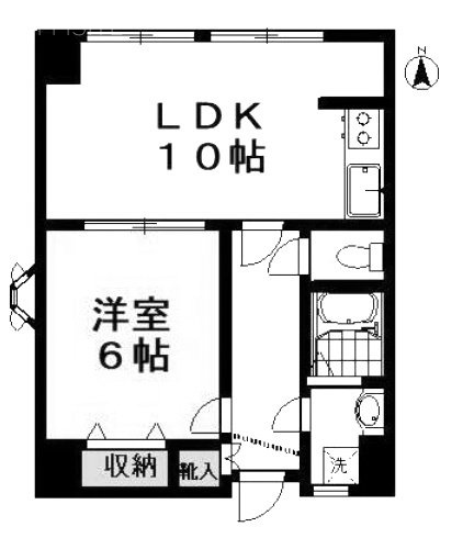 アーデル蒲田1115 間取り図