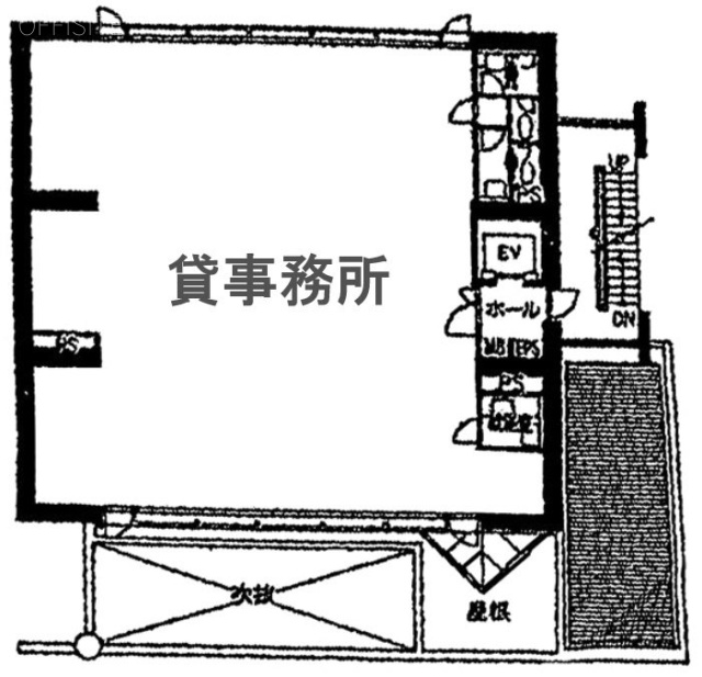横山ビル2F 間取り図