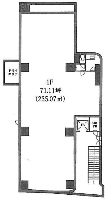 OS八王子プラザビル1F 間取り図