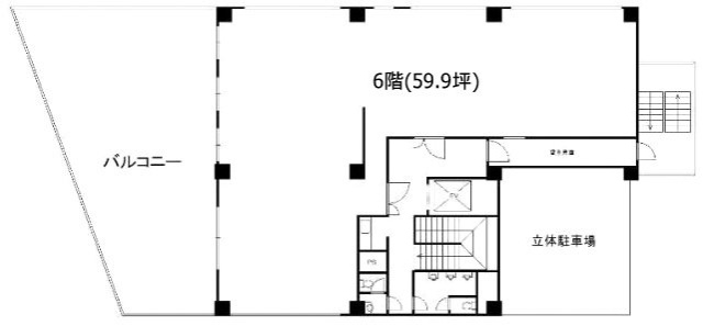 沢田ビル6F 間取り図