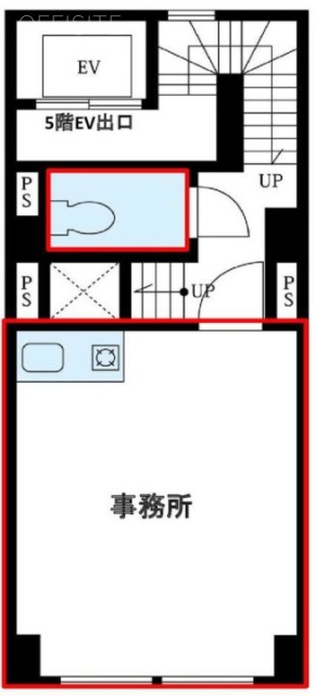 ラピュータ半蔵門6F 間取り図