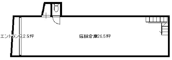 木下店舗ビル1F 間取り図