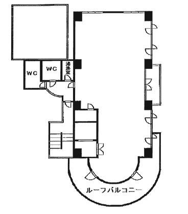 第三渡邊ビル8F 間取り図