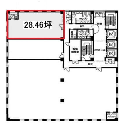 JPR横浜日本大通ビル11F 間取り図