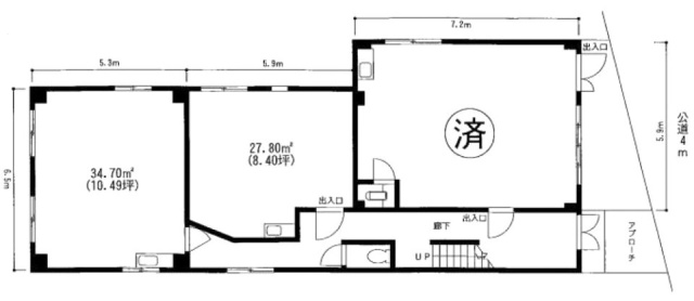 荒井ビル102 間取り図