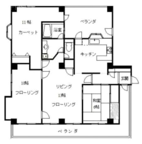 田中ビル2F 間取り図