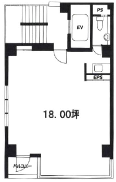 アクシーズ7号館ビル6F 間取り図