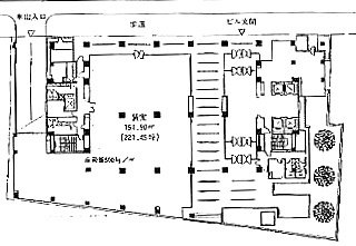 新宿MIDWESTビル1F 間取り図