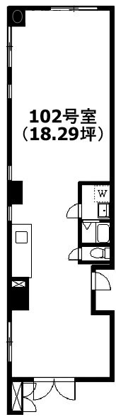 クレモンティーヌ北沢102 間取り図