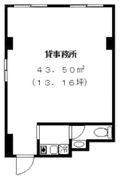 ライオンズプラザお茶の水ビル207 間取り図