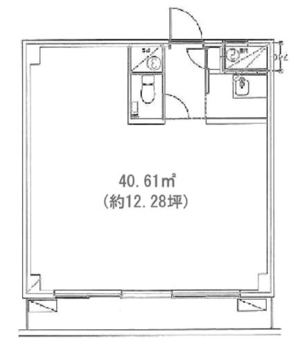 第5スカイビル505 間取り図