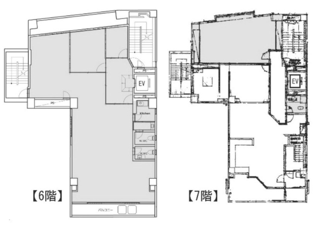 アドバンテージⅡビル6F～7F 間取り図