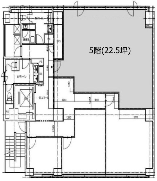 室町NSビル5F 間取り図