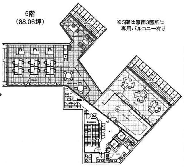 神田小川町三丁目ビル5F 間取り図