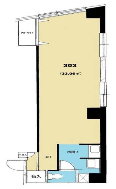 高田馬場センタービル303 間取り図