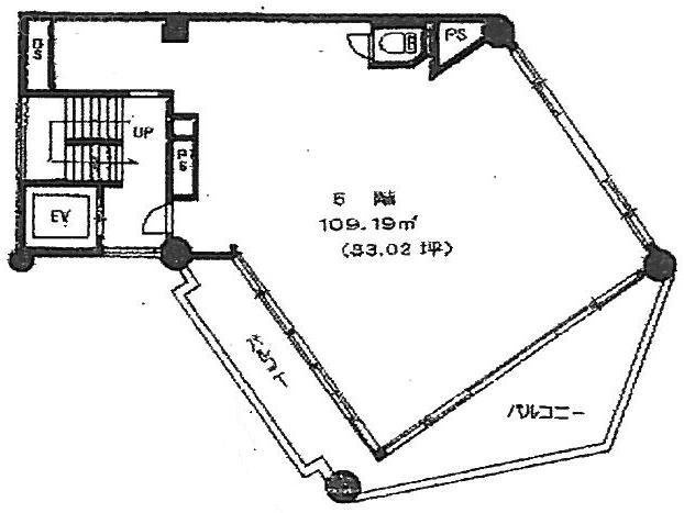 六本木アロービル5F 間取り図