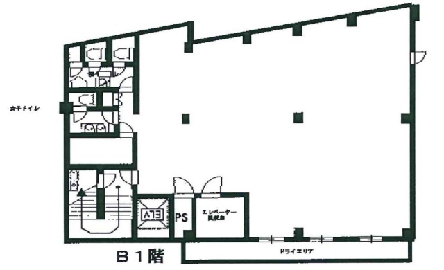 エリア永福町B1F 間取り図