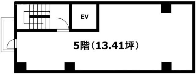 月川ビル5F 間取り図