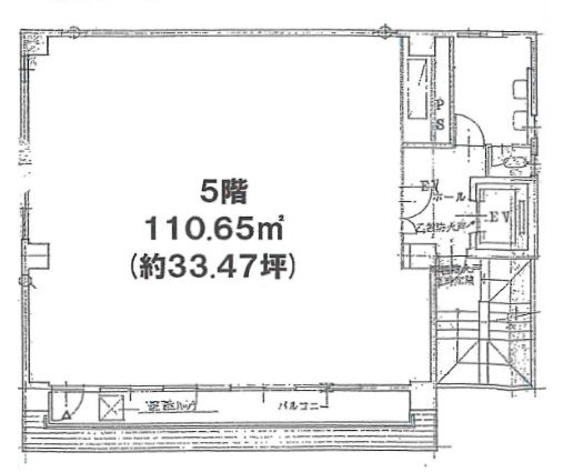 里村ビル5F 間取り図