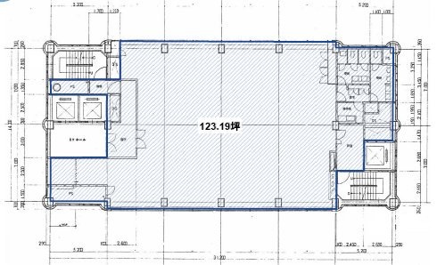 サンタワーズセンタービル14F 間取り図