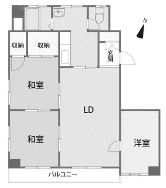 コミヤビルⅢ7F 間取り図