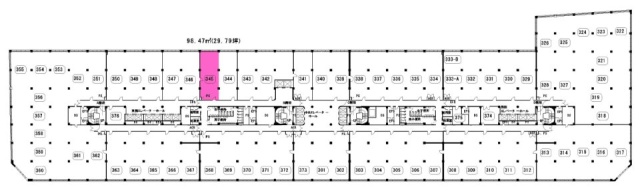 大手町ビル345 間取り図