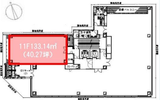 京橋創生館11F 間取り図