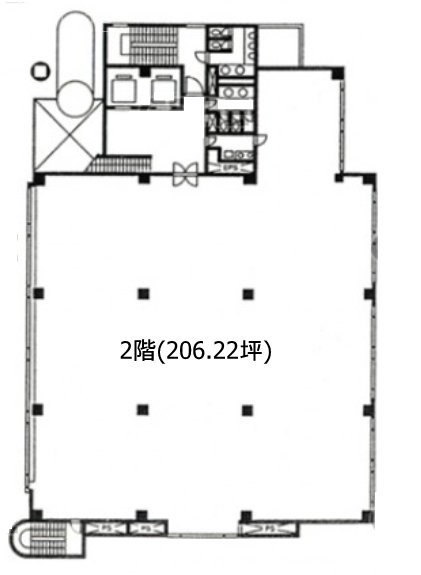 335中野新橋ビル2F 間取り図