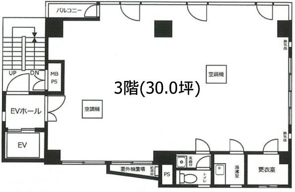 新陽ビル3F 間取り図