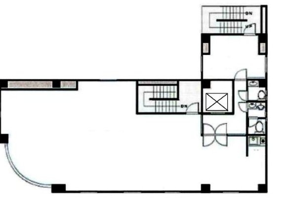 グランディ桜木ビル6F 間取り図