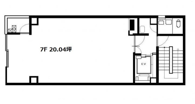 ル・グラシエルBLDG.167F 間取り図