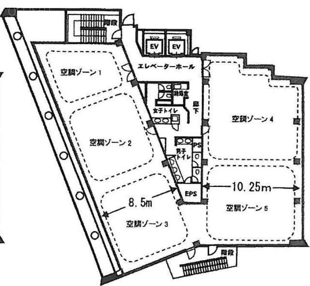 平田ビル9F 間取り図