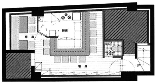 F93 ShibuyaⅠB1F 間取り図