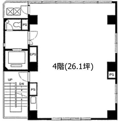 重盛ビル4F 間取り図