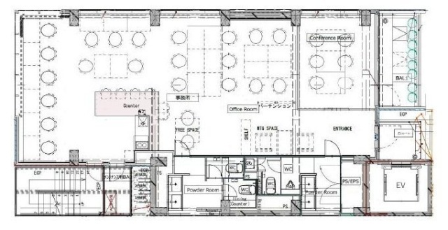 CADRE tamachi (キャドレ 田町)7F 間取り図