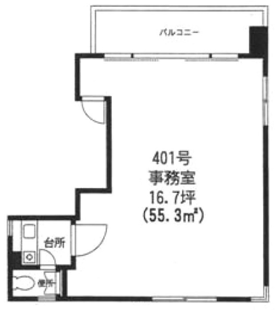 VICビル6401 間取り図