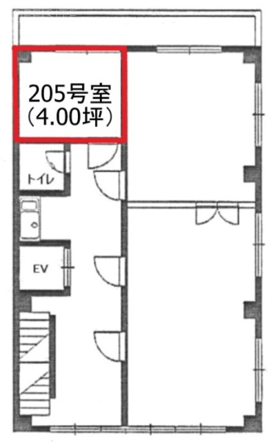 影山ビル205 間取り図