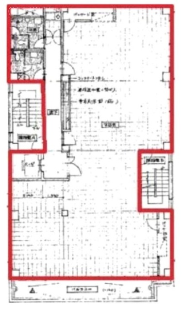 イナミビル6F 間取り図