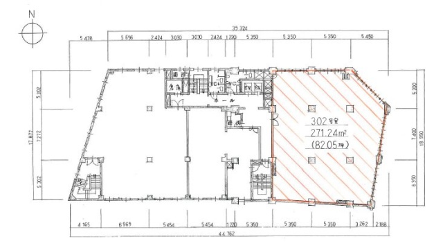 第1電波ビル302 間取り図