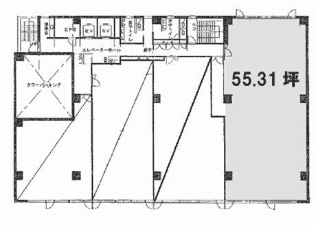 光正第2ビル8F 間取り図