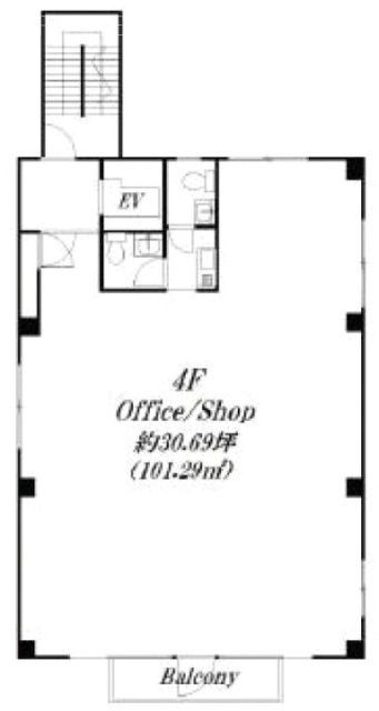 ATTOビル4F 間取り図