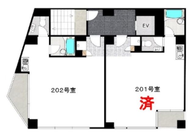 石川ビル202 間取り図