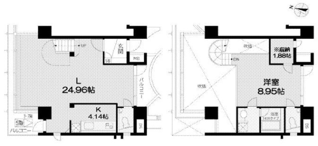 VORT青山1丁目Dual’s302 間取り図