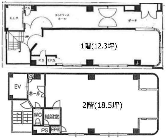 STYビル1F～2F 間取り図