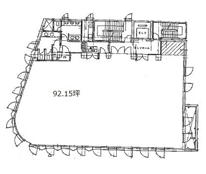 五番町光ビル4F 間取り図