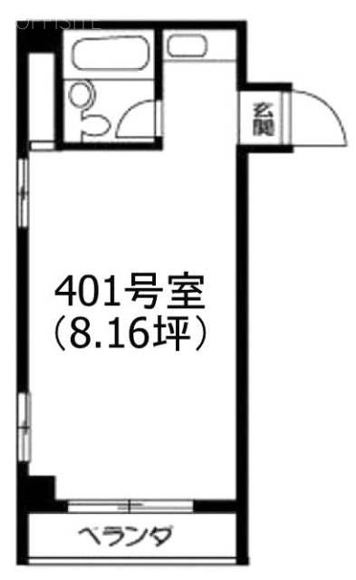 MD麻布ビル401 間取り図