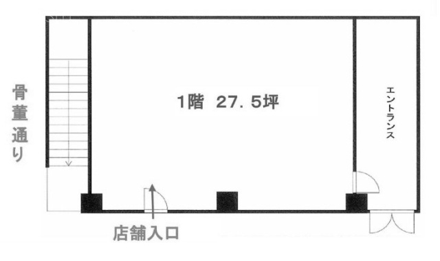 コルマ京橋1F 間取り図