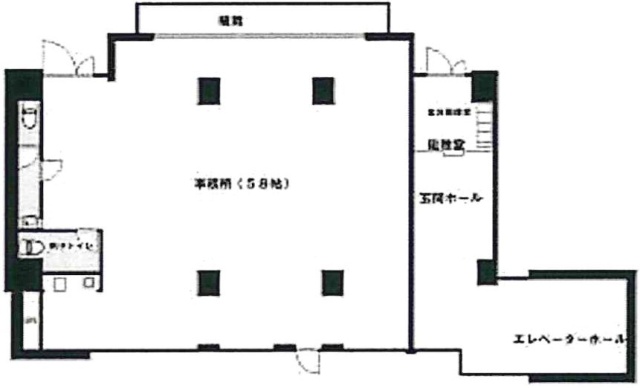 ジュネス滝野川ビル1F 間取り図