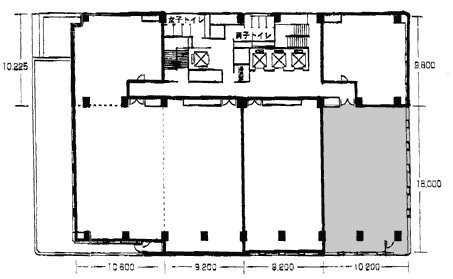 関内新井ビル9F 間取り図